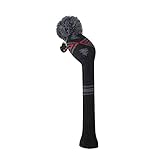 Scott Edward Golf Schlägerkopfhüllen, 1PCS Hybrid Golf Club Kopfbedeckungen, für Fairway Holz Hybrid, mit rotierenden Number Tags Nummer Tags(Fairway Black Red Grey Maya)