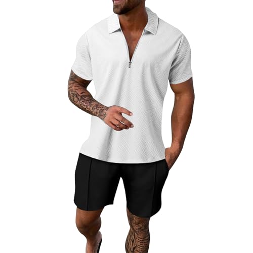 Ensemble homme t-shirt short leger taille XXXXL pour eviter la chaleur