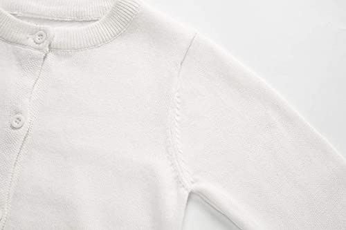 Little Girl Knit Cardigan Sweater - Toddler Button Down School Uniforms Cardigan4