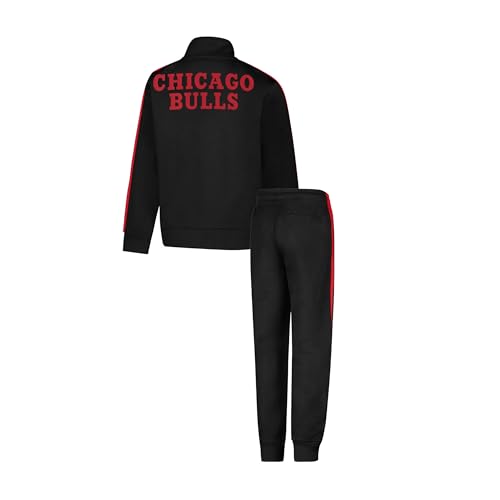 Image of Ultra Game Youth NBA Official Super Soft Full Zip Active Track Jacket and Pants Set