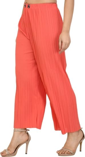 Image of Women's Lycra Palazzo - Stretchable & Comfortable | Premium Fabric | Stylish Free Size Bottom Wear for Casual, Office & Party Outfits