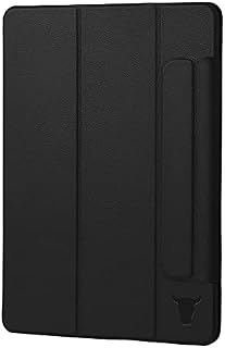 TORRO Magnetic Case Compatible with iPad Air 5 / Air 4  Genuine Leather iPad Air 2022/2020 Case with Stand Function and Wake Sleep Function (Black)