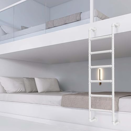 Échelle d'accès lit superposé hauteur 2,4 m échelle murale métallique robuste - 2