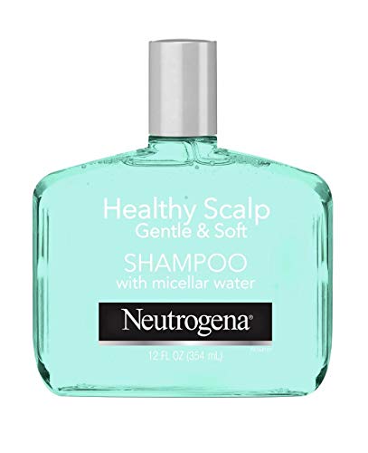 Neutrogena Gentle & Soft Healthy Scalp Shampoo for Sensitive Scalp & Lightweight Moisture, with Micellar Water, pH-Balanced, Paraben & Phthalate-Free, Color-Safe, 12oz