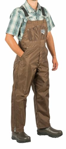 Dan's Hunting Gear, High-n-Dry Briarproof Bib: Ultimate All-Terrain Overalls for Men, Hand-Sewn, Water resistant, Durable & Comfortable, Made in the U.S.A.