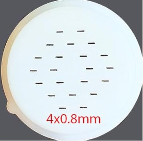 PASTADISC Vietnamese Noodles Shape Disc Fit For Philips Automatic Pasta & Noodle Maker, Disc Compatible With Philips Pasta Maker Attachment Kitchen Appliance Accessory (Noodle 8x0.8mm) (D08, 4x0.8mm)