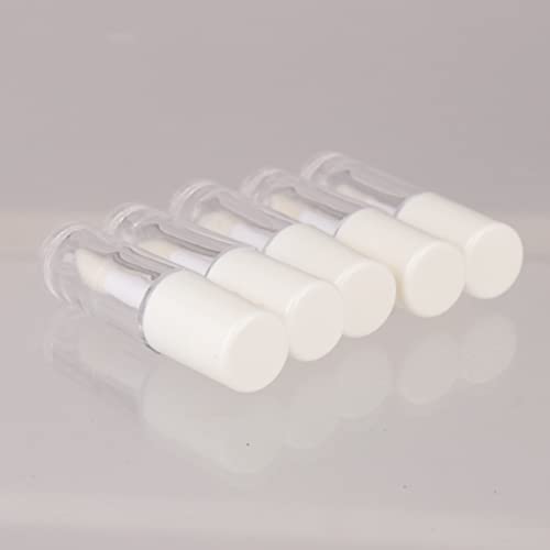 Cosidea 10Pcs Empty White 0.8Ml Mini Lip Gloss Tubes Sample Size Lipgloss Containers For Sample Sack Lip Oil Diy #TOP5