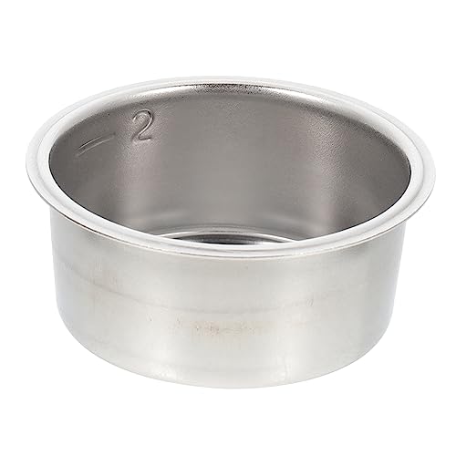 IMIKEYA Panier-filtre Poreux à Café Acier Inoxydable Pour Machine à Café Filtre à Expresso Double Réutilisable