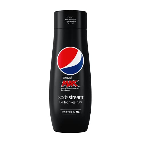 SodaStream Zestaw syropowy Pepsi Max, 7Up Free & Mirinda Zero, 3 x 440 ml syropu do napojów na maks. 9 litrów gotowego napoju