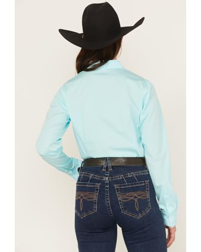 Cinch Women's Solid Turquoise Shirt4