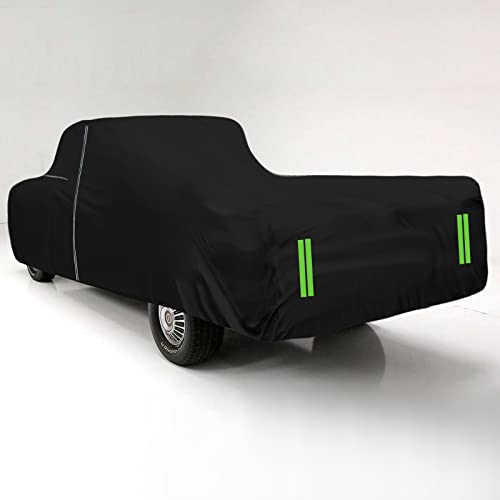 Image of Waterproof Car Cover Replace for Ford F100 1957-1960, F100 F250 1961-1972, F100 F150 F250 1973-1991 2 Door Regular /Standard Cab Short Bed(6.5ft) All Weather Classic Truck Cover for Snow Rain