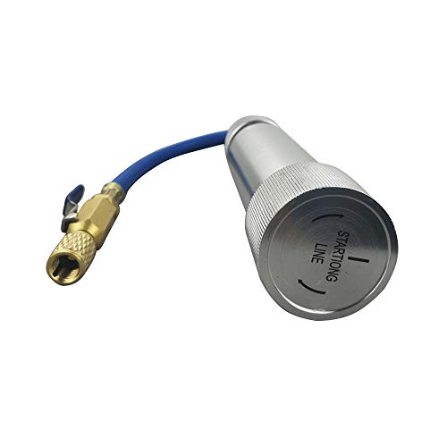 Inyector Manual AC para Aceite y Tinte R-134a 1/4" SAE miniatura 3