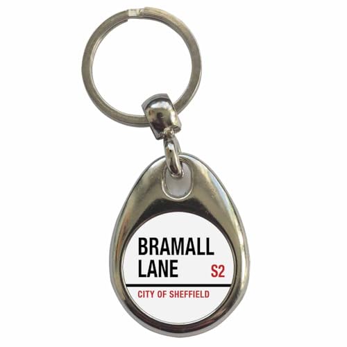 Image of Ozorath Bramall Lane S2 City Of Sheffield Road Sign Keyring