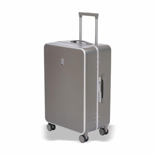 Image of SWISS MILITARY Black Gold Collection Lorenzo-65cm Check-in Hard PC Medium Trolley Luggage Suitcase with Secure Aluminium Frame with Anti-Theft Closure-Ideal for International Travel (70L) Gold