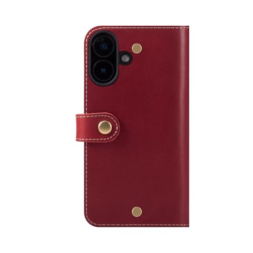 HANATORA for iPhone 16 �P�[�X �蒠�^ �{�v �X�}�z�P�[�X �X�}�z �X�^���h �X�g���b�v �t�� �C�^���A�����U�[ �M�t�g �}�O�l�b�g�Ȃ� ���b�h PN-16-Red �M�t�g �a�����M�t�g ���� �ޏ� ���ꂳ�� �������� �l�C���i 30