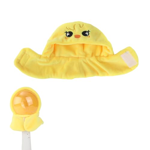 TOYMIS Funda para Lightstick de SK, Personaje de Dibujos Animados Soporte para Lightstick Tela Felpa Suave Soporte Exhibición Compatible con SK Light Stick Ver1.0/2.0 (Pollo Amarillo)