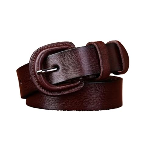 Ceinture fine en cuir de vachette fait main chic pour robe et jeans