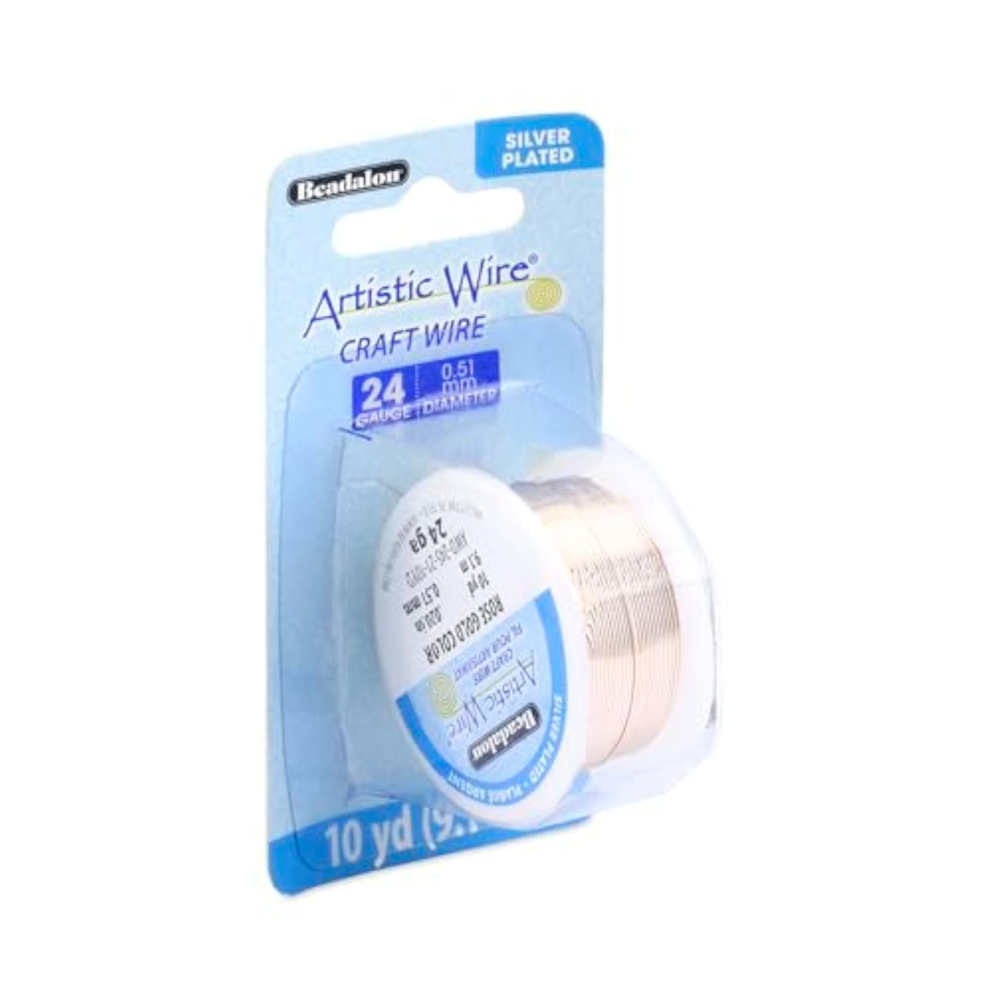 24 Gauge Rose Gold Plated Copper Craft Wire, 10 yd