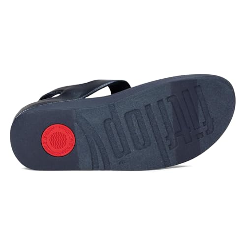 Image of FitFlop Womens Fino Crystal-Mix T-Strap Sandal