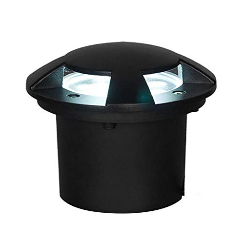 AMDHZ Faretti Incasso LED A Pavimento Emissione Laterale Nessun Riflesso Terrazza Segnapasso LED Esterno Giardino Mazzo All'aperto Impermeabile AC85-265V (Color : White Light, Energia : 6W)