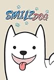 Photo Gallery smile dog: journal notebook 6 " x 9 " notebook cover cartoon happy white dog with light tan brown background. Photo Gallery smile dog: journal notebook 6 " x 9 " notebook cover cartoon happy white dog with light tan brown background.