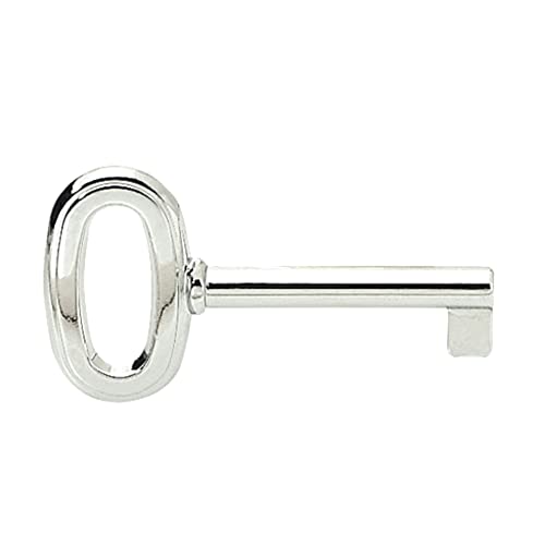 cyclingcolors clé de serrure meuble contemporain design 65mm décoration clef chromé