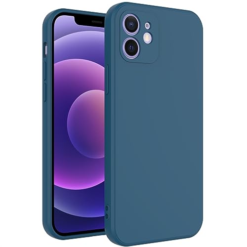 WOGROO for iPhone 12 mini Case Dark Blue, Scratch Resistant with Soft Touch, Slim Thin Phone Cover for iPhone 12 mini 5.4 inch - image 1