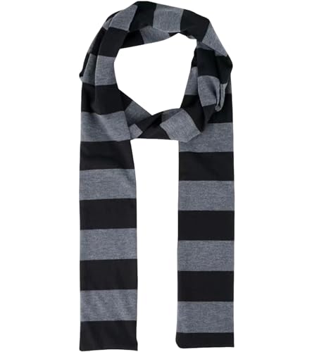 Black and Gray Striped Scarf for Halloween Costume Classic Striped Scarf for Men Party Dress Up Accessory