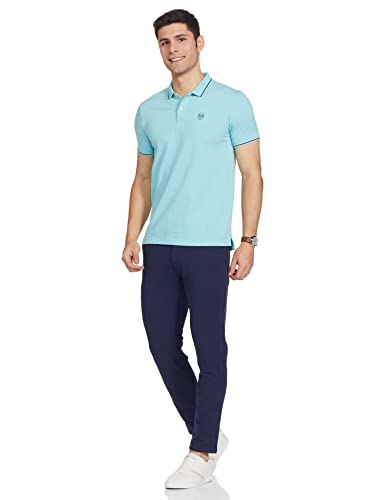 Image of Max Men's Polycotton Half Sleeves Regular Fit Solid Polo T-Shirt