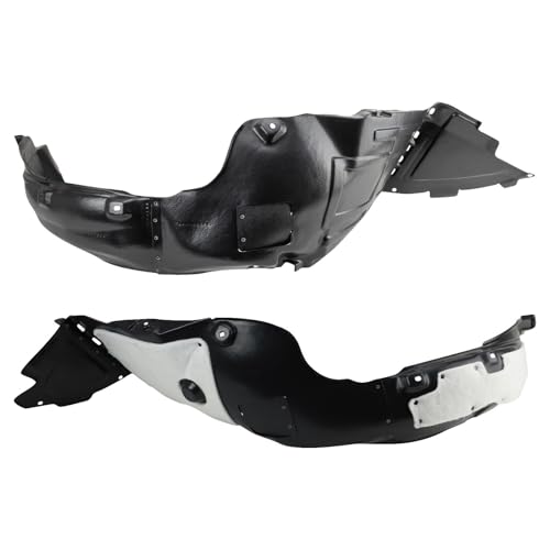 Image of TRQ Inner Fender Liner Set Compatible with 2014 Hyundai Sonata HY1248135 HY1249127