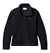 Columbia Big Boys' Glacial Half Zip Fleece Jacket, Black, Small