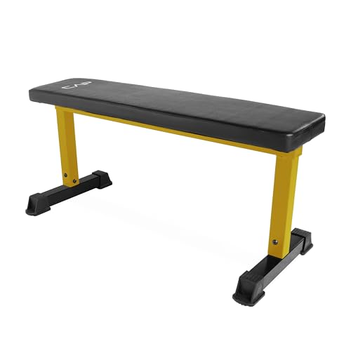 CAP Barbell Flat Weight Bench, Yellow