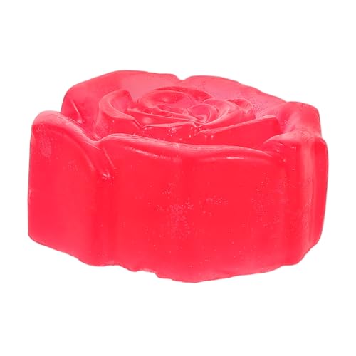 MERRYHAPY Jabón De Manos Perfumado Con Rosas Jabón De Manos Para Baño Barra De Jabón En Forma De Rosa Jabón En Barra Hidratante Conveniente Jabón De Rosas Jabones Hechos A Mano Para Mujeres