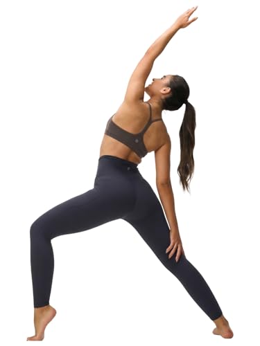 Image of Womens Y Back Padded Sports Bra Strappy U Neck Butter Soft Low Impact Workout Bras Yoga Pilates Walking