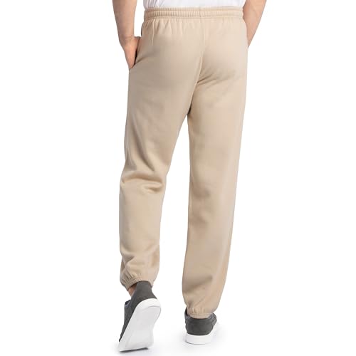 Image of Fruit of the Loom Eversoft Fleece Elastic Bottom Sweatpants with Pockets, Relaxed Fit, Moisture Wicking, Breathable