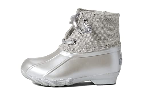 Sperry Mens Shoes Rain Boot, Grey, 8 US Unisex Little Kid4