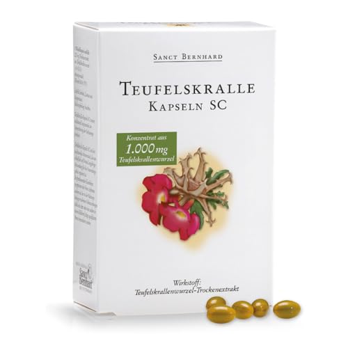 Sanct Bernhard Teufelskralle-Kapseln SC mit Teufelskrallenwurzel-Trockenextrakt 120 Kapseln