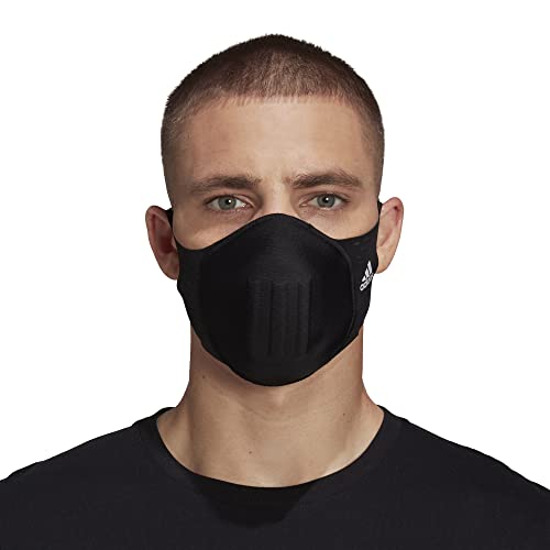 adidas Masque facial moulé unisexe Gen2-not for Medical use - Noir - Taille M, Noir, M