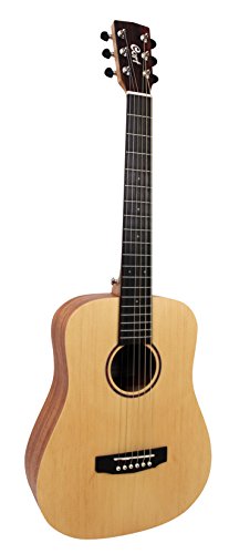 Cort EMINI Guitare acoustique Pores Ouverts Gaucher - Les Beatles, Paul McCartney, John Lennon, RIngo Starr, George Harrison Cort EMINI Guitare acoustique Pores Ouverts Gaucher