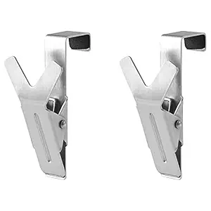 Ikea KLUNSA Hanger with Clip 2 Stainless Steel