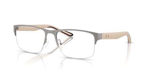 Image of Armani Exchange mens Ax1068 Rectangular Prescription Eyewear Frames