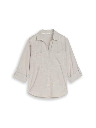 TOM TAILOR Bluse mit Brusttaschen aus Baumwolle 3