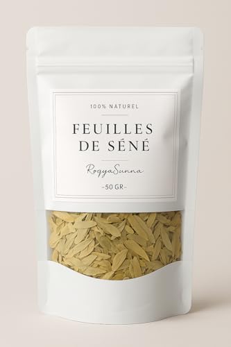 Feuilles de Séné Coranisé 50g – Laxatif | Purification detox naturelle –Roqya évacuation Sorcellerie, Djinn, Constipation | 100% Naturel, Séché &...