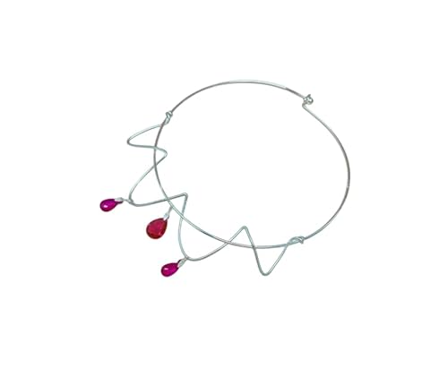 Re:ゼロから始める異世界生活 エミリア コスプレ道具ネックレス+耳飾り/ハロウィン クリスマス イベント パーティー お正月 祭り 文化祭 学園祭 舞台服 (ネックレス B)