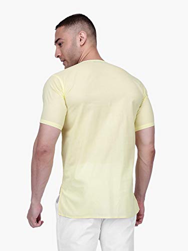 Image of Rajubhai Hargovindas Mens Casual Cotton Straight Kurta
