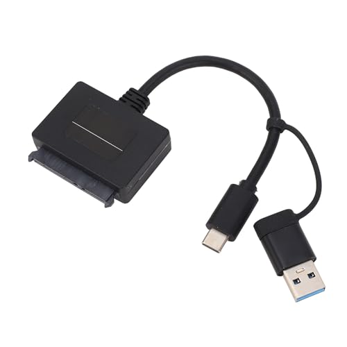 Adaptador Serial ATA a USB 3.1 con Cable USB Tipo C para Disco Duro 2.5 Pulgadas miniatura 7