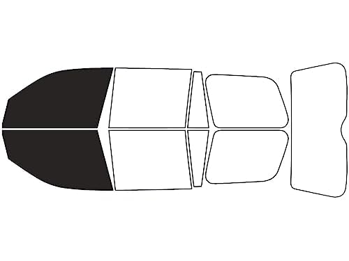 Rvinyl Window Tint Kit Compatible with Honda Pilot 2003-2008 - Front Precut Kit - 20%