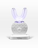 Smilie Republic - V360 Cepillo de Dientes Eléctrico para Adultos - Doble cara - Luz Ultravioleta y Carga Inalámbrica - Limpieza Completa en 30 Segundos