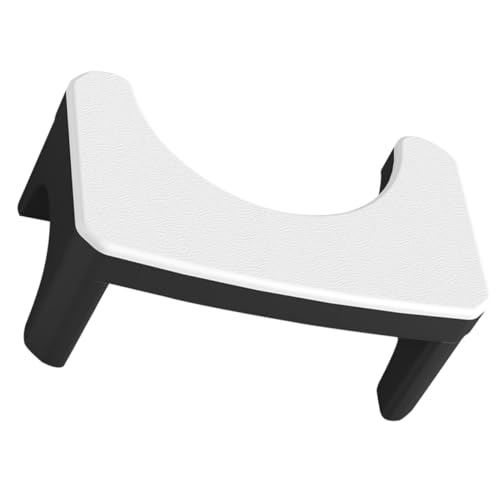 HOMOCONO Large Capacity Squatting Toilet Stool Anti-Slip Footstool for Bathroom Pp Material Step Stool for Adults