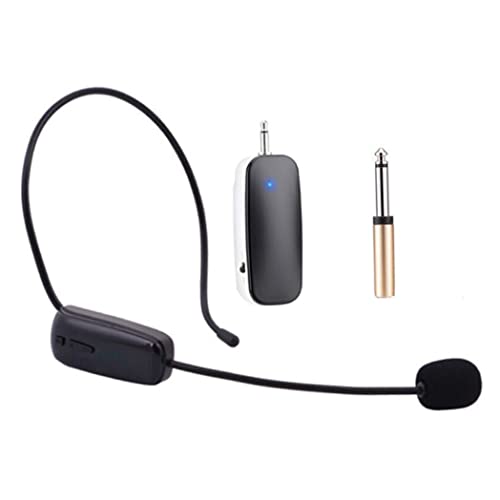 Casque de microphone sans fil UHF pour amplificateur vocal et haut-parleur de scène
